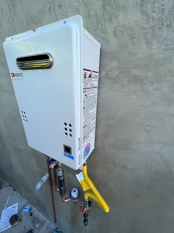 Tankless water heater installation for Willard homes